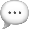 Ícone Identificador de Atendimento Personalizado, Um Balão de Conversa, da Consultoria Estatística.