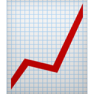 Ícone Identificador de Resultados de Alta Qualidade, Um Gráfico de Linhas, da Consultoria Estatística.