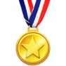 Ícone Identificador de Acompanhamento Até a Aprovação, Uma Medalha, da Consultoria Estatística.